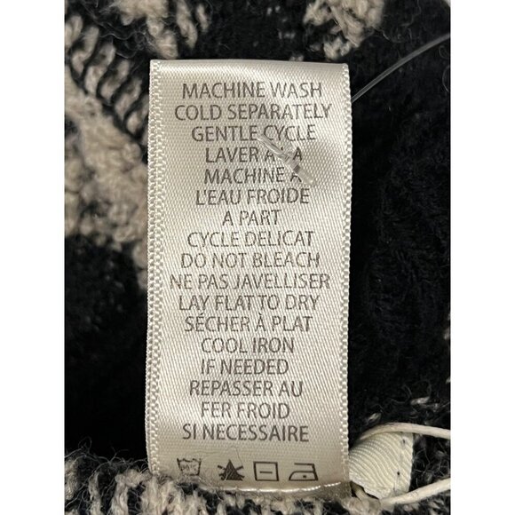 Max Studio Oversized Houndstooth Cardigan Sweater Size Large L Brown Black New - Picture 10 of 10